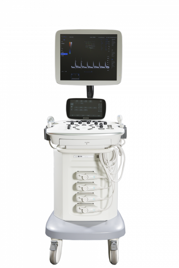 Slim Design Full Body Color Ultrasound Convex Probe Medical Ultrasound Machine BTH-90S 1