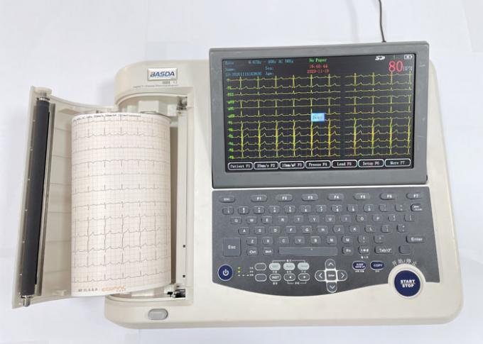 3/6/12 Channel Format Basda 12 Lead Portable Ecg Machine  Basic Version 1