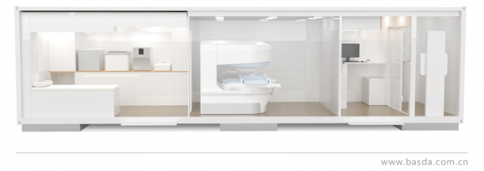 Steel Plastic Mobile Medical Vehicle 13 Tons ISO9001 220 Voltage 1