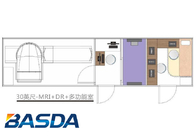 20 Feet - 40 Feet Mobile Medical Clinic Vehicle CT Mobile Healthcare Vehicles