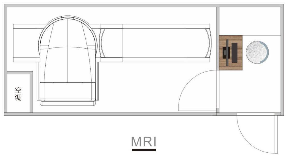 20 feet Mobile Medical Vehicle with MRI System Permanent Magnet MRI