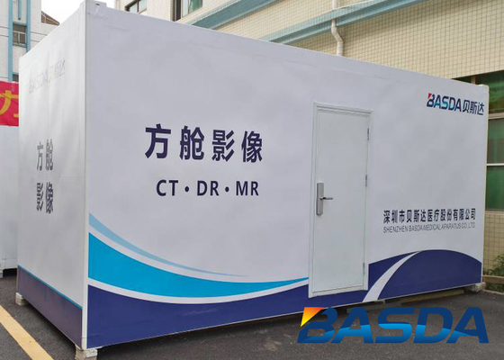 buy Double Column DR Mobile Medical Vehicle 40 Feet 220V With Integrated Generator online manufacturer