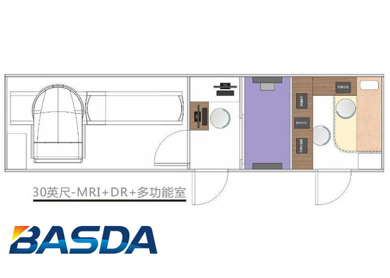 China 20 Feet - 40 Feet Mobile Medical Clinic Vehicle CT Mobile Healthcare Vehicles factory