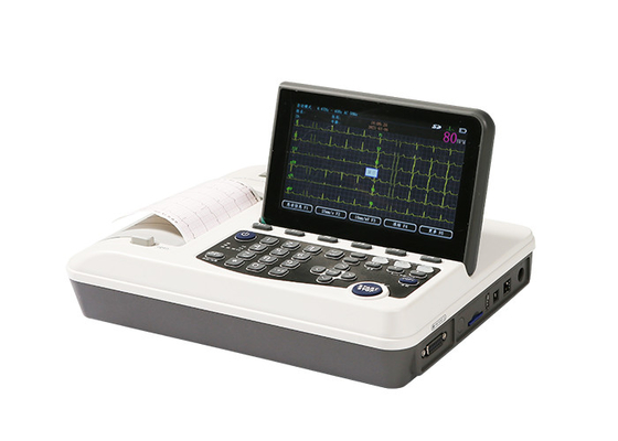 Built In Battery 30m Paper Length 6 Channel Ecg Machine Standard Version