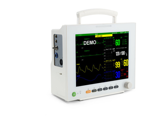 China ECG NIBP 800×600 Dpi Patient Monitoring Machine 6 Parameter 12&quot; TFT factory